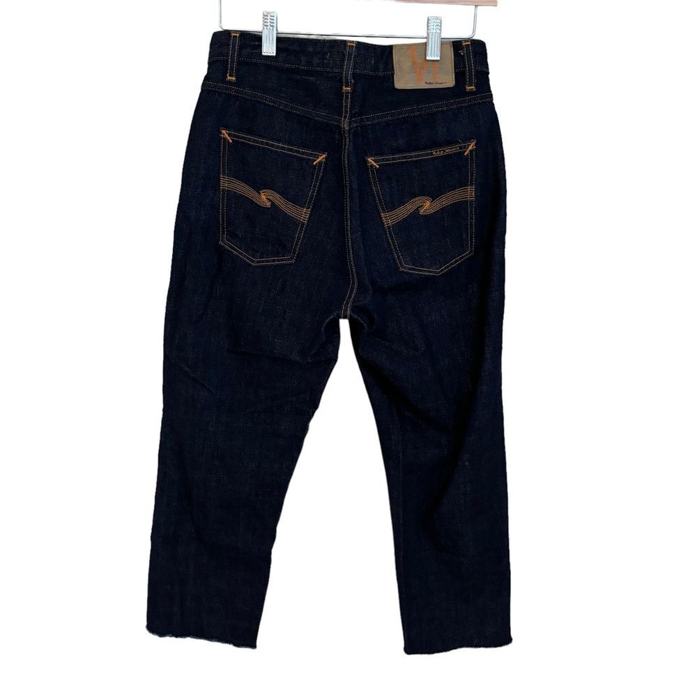 Nudie Breezy Britt Jeans Dark Indigo Cropped Ankle Jeans
